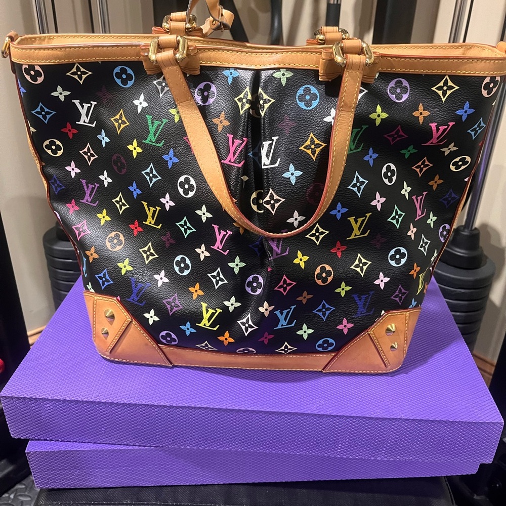SOLD-Louis Vuitton vintage Murakami Charlene tote GM
